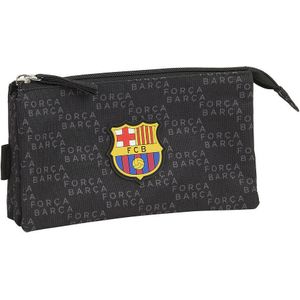 Schoolpennenzak F.C. Barcelona Força Barça Zwart (22 x 12 x 3 cm)