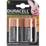 Duracell Recharge Ultra batterij HR20 Mono LR20 NiMH 3000mAh blister van 2