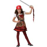 Kostuum Piraat Meisje Maat 5-6 Jaar