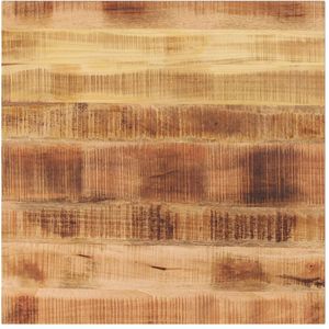 Tafelblad vierkant 90x90x2,5 cm massief ruw mangohout