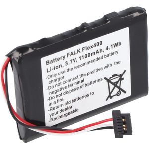 Batterij geschikt voor Falk Flex 400 batterij BP-400H-11 / 1200MX