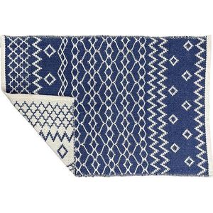 Tapijt DKD Home Decor Blauw Wit Arabisch (120 x 180 x 1 cm)