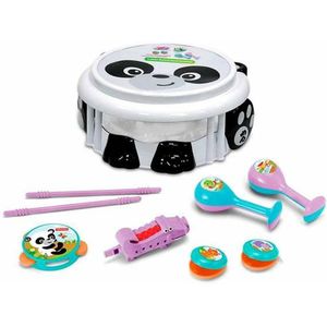 Set speelgoedmuziekinstrumenten Reig Plastic Pandabeer 9 Onderdelen