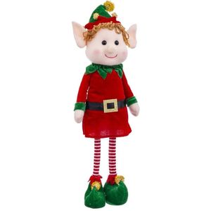 Kerstversiering Multicolour Metaal Foam Weefsel Jongen Elf 70 cm