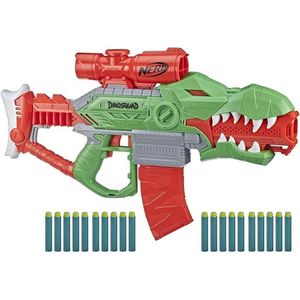 NERF Dinosquad Rex Rampage - Blaster | Gemotoriseerde vuuractie | Leeftijd: 8+ | Aantal spelers: 1+