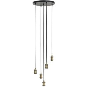 Light&living Hanglamp 5L Ø35xmax145 cm MADELIN antiek brons