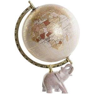 Wereldbol DKD Home Decor Bruin Gouden Koloniaal 22 x 20 x 33 cm