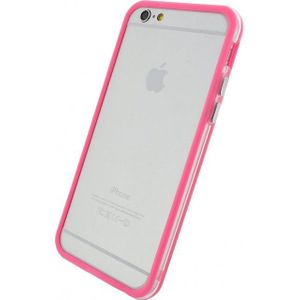 Xccess Bumper Case Apple iPhone 6/6S Transparent/Pink