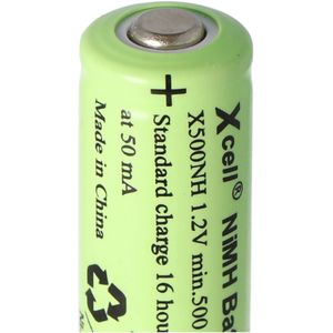 AccuCell Lady batterij 50NH, LR1, maat N NiMH batterij 500mAh met kop, positieve pool