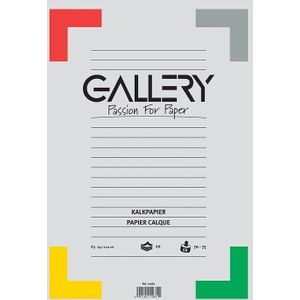 Gallery kalkpapier, ft 29,7 x 42 cm (A3), blok van 20 vel