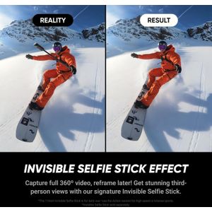 Insta360 - X5 - Action Camera - Zwart - 8K Ultra HD - 360 Graden