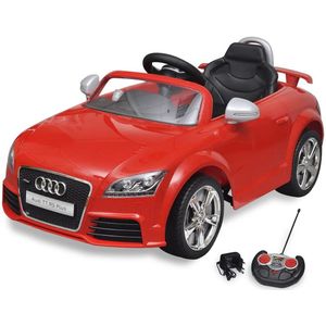 VidaXL Elektrische Auto Audi TT RS met Afstandsbediening Rood