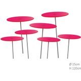 Cazador Del Sol - 7 stuks! Zonnevanger Rood-Roze (kleur fuchsia) medium 120x15 cm