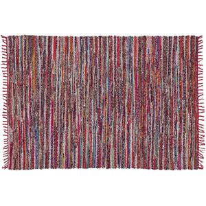 Beliani DANCA - Laagpolig vloerkleed - Multicolor - 140 x 200 cm - Polyester