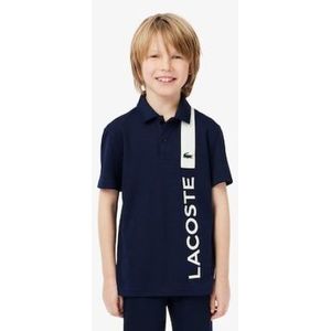 Lacoste - Ultra Dry Piqué - Kinder Tennis-Polo - Blauw