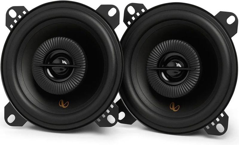 Infinity Alpha 403F - Coaxiale autospeaker - 40W RMS - Plus One™ woofer - Zwart (2 stuks)