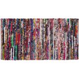 BAFRA - Laagpolig Vloerkleed - Multicolor - 80 X 150 cm - Polyester