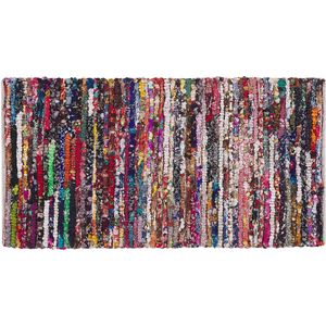 BAFRA - Laagpolig Vloerkleed - Multicolor - 80 X 150 cm - Polyester