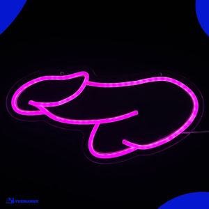 Neon Lamp - Piemel - Incl. Ophanghaakjes - Neon Sign - 23 x 33 cm