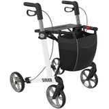 Rehasense - Server - Rollator - Wit - Opvouwbaar - Stabiel en Duurzaam