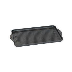 Eurolux Grillplaat geribbeld 43 x 28 x 2,5 cm flexinductie / combizone Bosch en Siemens Compatible