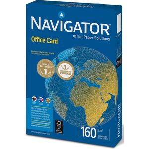 Navigator Office Card presentatiepapier ft A3, 160 g, pak van 250 vel 5 stuks