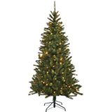 Black Box Finest Kunstkerstboom - 120LED warmwitte - H155xØ86 - Groen