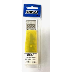 Olfa reservemes voor cirkelsnijder 15 stuks COB-1 Olfa reservemes voor cirkelsnijder 15 stuks COB-1