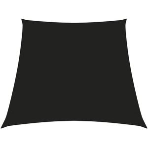 Zonnescherm trapezium 4/5x4 m oxford stof zwart