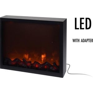 Luxe Sfeerhaard LED - Realistisch Vlammeneffect - 41 X 35 cm