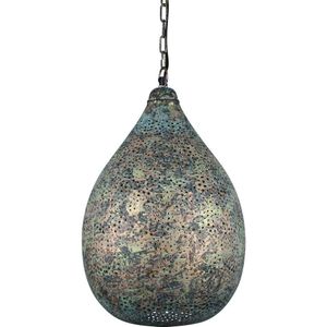 Oosterse Hanglamp Hind Green Patina Ø 30 x 45cm