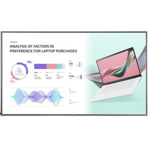 LG 75UH5J-M - Digitale signage flatscreen - 75 Inch 4K UHD 120 Hz - Zwart