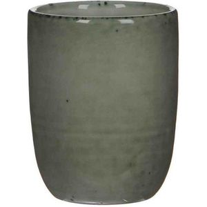 Mica Decorations tabo beker grijs maat in cm: 10 x 7,5