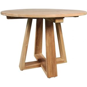 Buitengewoon Boet Natuna Tuintafel Teak - Ø110x75 cm