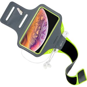 Mobiparts Comfort Fit Sport Armband Apple iPhone XS Max Neon Green