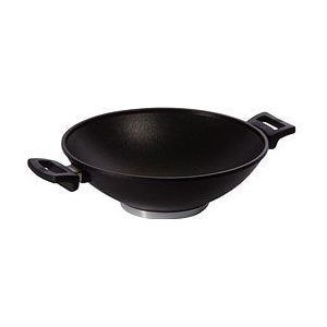 Eurolux Wok 36 x 10 cm flexinductie / combizone Bosch en Siemens Compatible