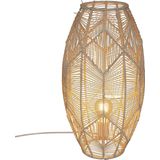 Atmosphera Kita Lamp rattan - H48 cm - Beige - Naturel - Vloerlamp - Bohemien stijl