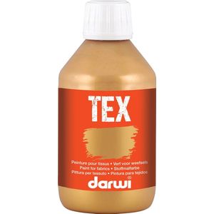 Darwi textielverf Tex, 250 ml, goud