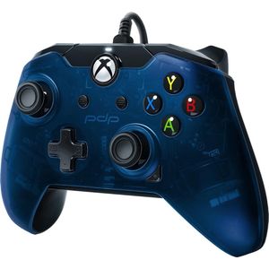 PDP - Wired Controller - Blauw - Xbox Series X/One - Anti-slip grip en audio-ondersteuning