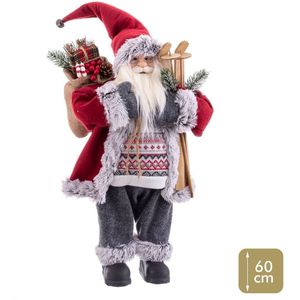 Kerstversiering Multicolour Hout Plastic Polyresin Weefsel 60 cm