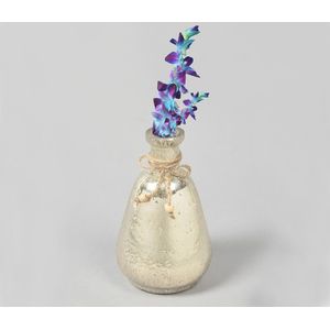 Champagne Golden Mercury Glass Vase