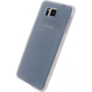 Xccess TPU Case Samsung Galaxy Alpha Transparent Wit