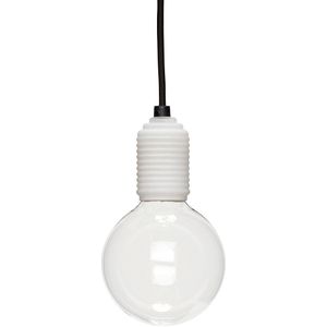 Hübsch Freely Plafondlamp Zwart/Wit