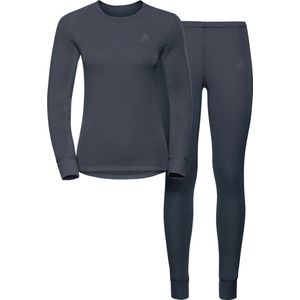 ODLO Set Active Warm - Thermokledingset Dames - Antibacterieel - Grijs
