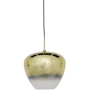 Light & Living Hanglamp Glas Goud Helder Mayson Ø 40 x 34cm