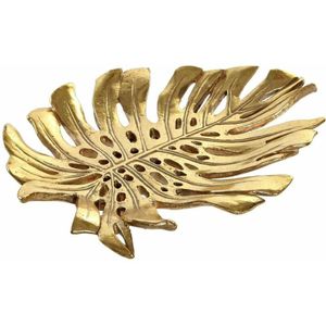 Dienblad DKD Home Decor 24 x 19 x 2,7 cm Gouden Hars