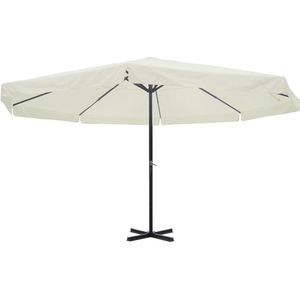 Parasol Samos 500 cm aluminium wit