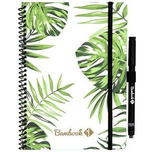 Bambook uitwisbaar notitieboek A5 softcover print - Multi color / 17 x 21 x 1.5 cm / Kunststof
