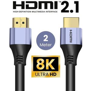HDMI 2.1 Ultra High Speed Kabel 2 meter – Paars