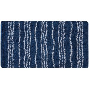 TASHIR - Shaggy tapijt - Blauw - 80 x 150 cm - Polypropyleen